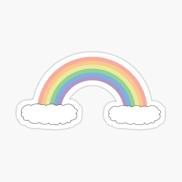Regalos y productos: Arco Iris Pastel Con Nubes | Redbubble