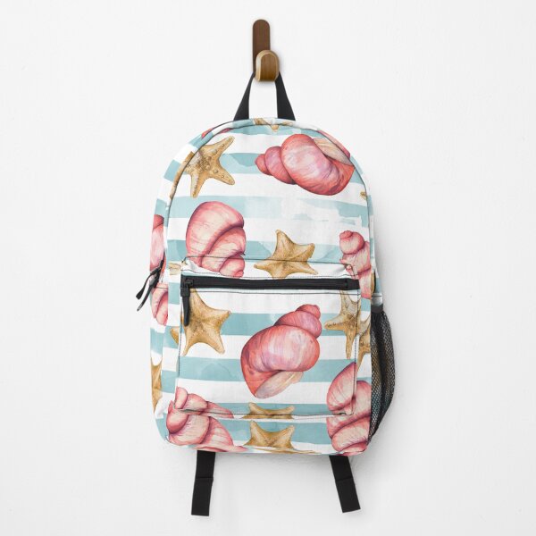 Item preview, Marine pattern with shells designed and sold by Shilovka.