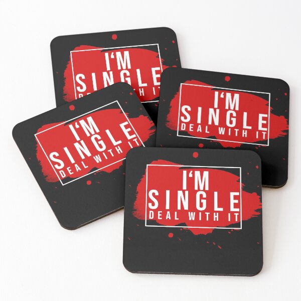 Artikelvorschau, I´m single Deal with it Geschenk für den Singles Day entworfen und verkauft von elnino8.