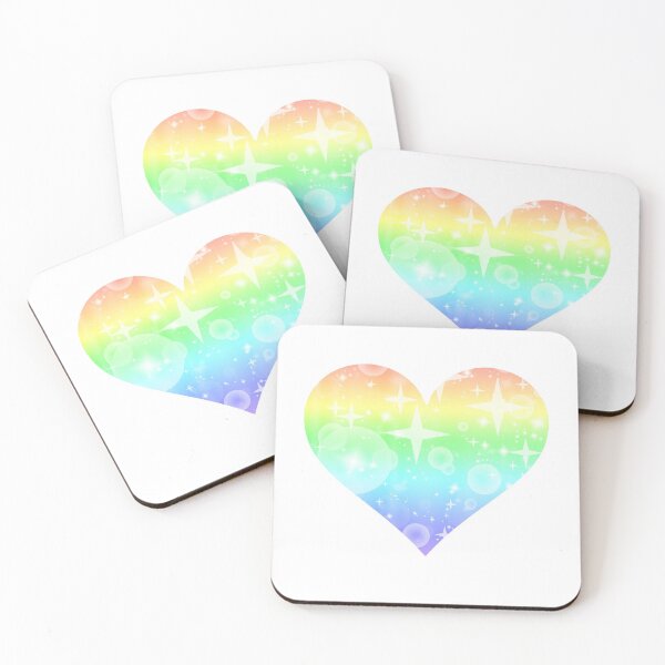Item preview, Kawaii Magical Pastel Rainbow Heart designed and sold by Bumblefuzzies.