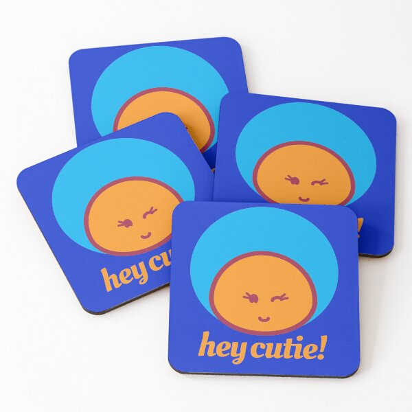 Item preview, hey cutie! is positive, empowered, kawaii, modern, cute  designed and sold by dana-mie.