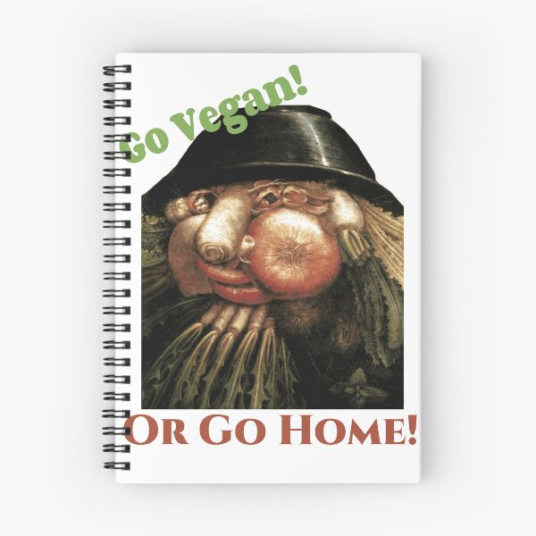 Item preview, Go Vegan or Go Home!   Vegetarian Art by Giuseppe Arcimboldo designed and sold by Joanne Pane.