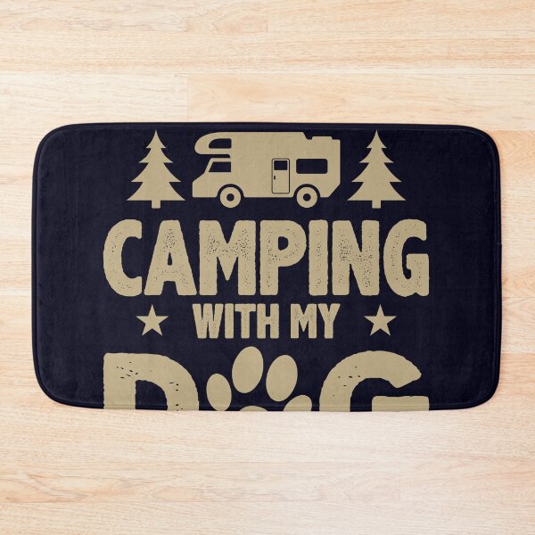 Item preview, Happiness is Camping with my Dog designed and sold by mmos.