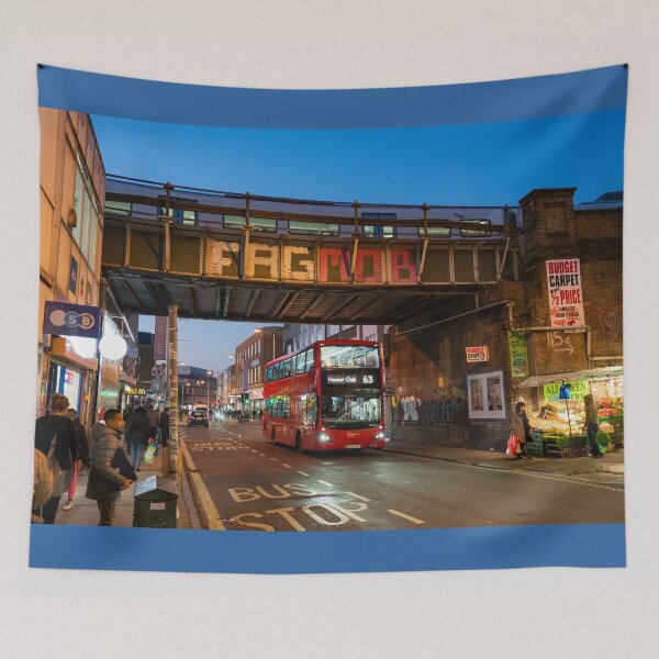 Item preview, Peckham bus at dusk  designed and sold by hawkie.