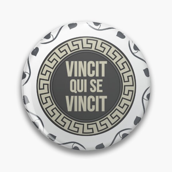 Item preview, Vincit qui se vincit - Latin motivational quote designed and sold by Giacob.