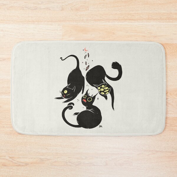 Item preview, Strange Many Eyed Black Cats designed and sold by cellsdividing.