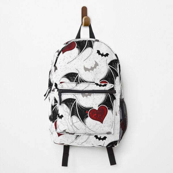 Item preview, Heart and Bat Pattern designed and sold by MistressGothica.