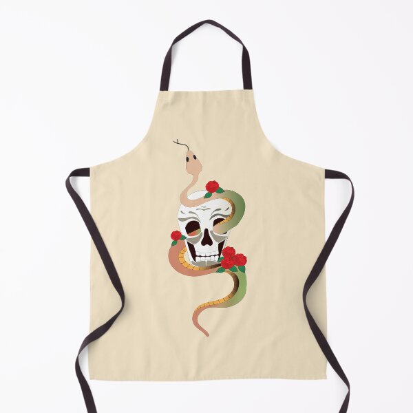Item preview, Skull, Snake and Roses designed and sold by Animal Aura Studio.