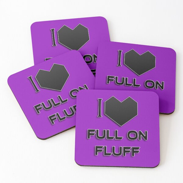 Item preview, I Love Full On Fluff - Black designed and sold by NoMatterLab.
