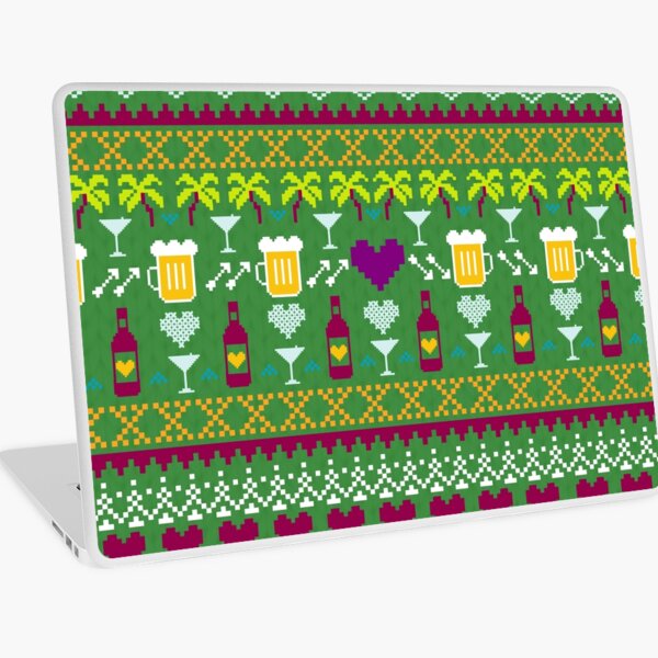 Southern St Pat's - Ugly Sweater Print Laptop Skin