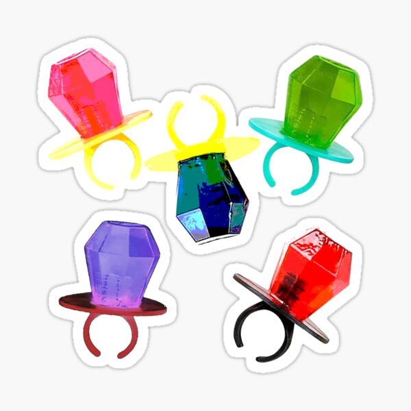 Multi-Colors Candy Ring Sticker