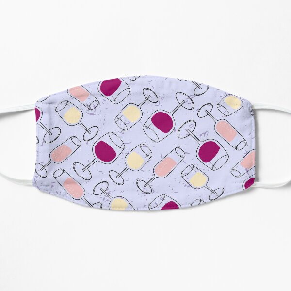 Wine Time Flat Mask
