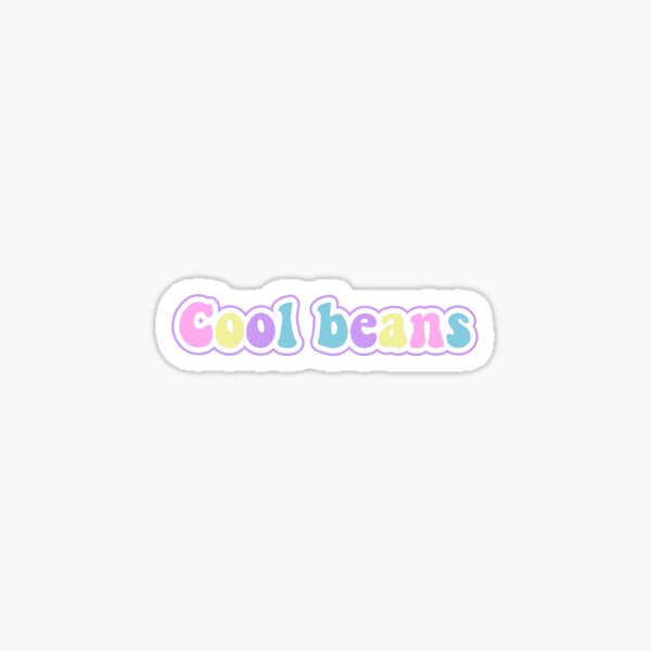 Bean Jokes Stickers Redbubble - smol cool beans 2 roblox