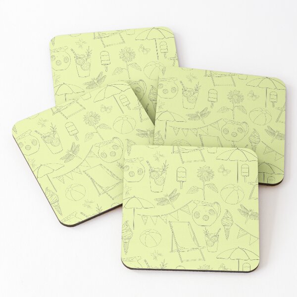 Item preview, Summer sketches yellow pattern designed and sold by EngineerGoC.