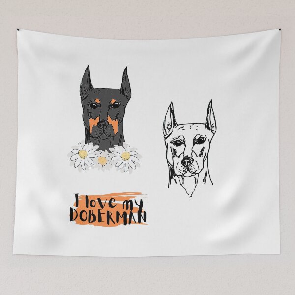Item preview, Doberman stickerpack designed and sold by NinaBetterNot.
