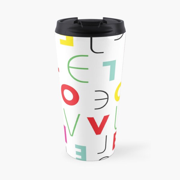 Colorful Love Travel Mug