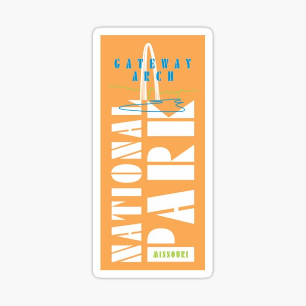 Gateway Arch US National Park Missouri USA Sticker