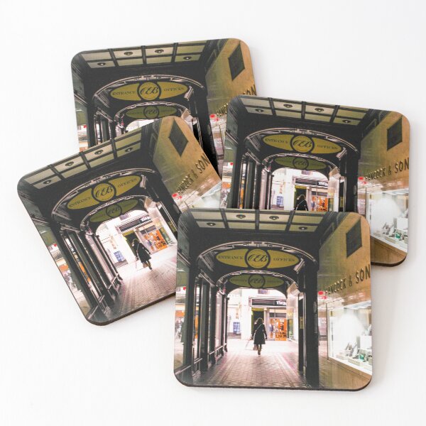 Item preview, A Shopper in St Ann's Passageway in Manchester England designed and sold by SarahStephensPh.
