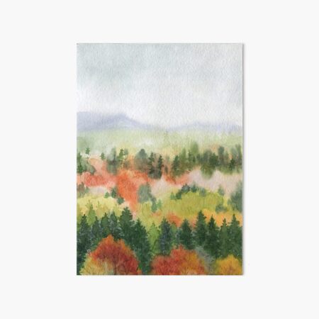 Autumn landscape Art Board Print