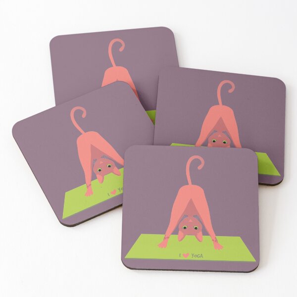 Item preview, Padahastasana Yoga Cat designed and sold by uncutcreations.