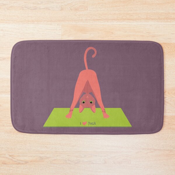 Item preview, Padahastasana Yoga Cat designed and sold by uncutcreations.