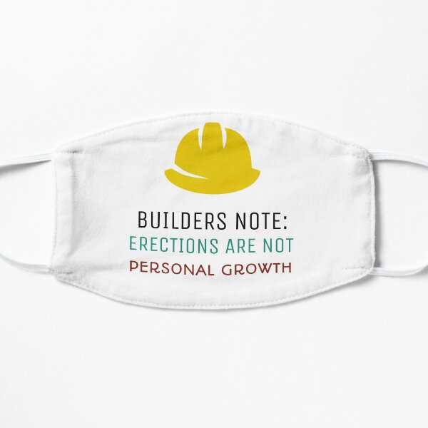 Builder T-shirt Flat Mask