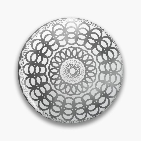 Item preview, Gray mandala designed and sold by Taliahbrody.