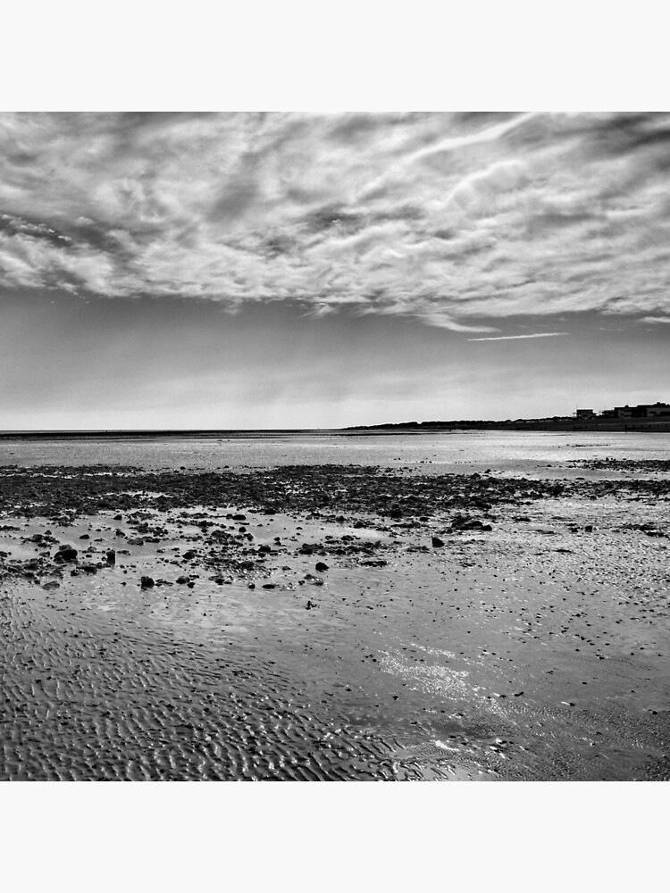 Low-Tide Black and White Seascape by hoxtonboy