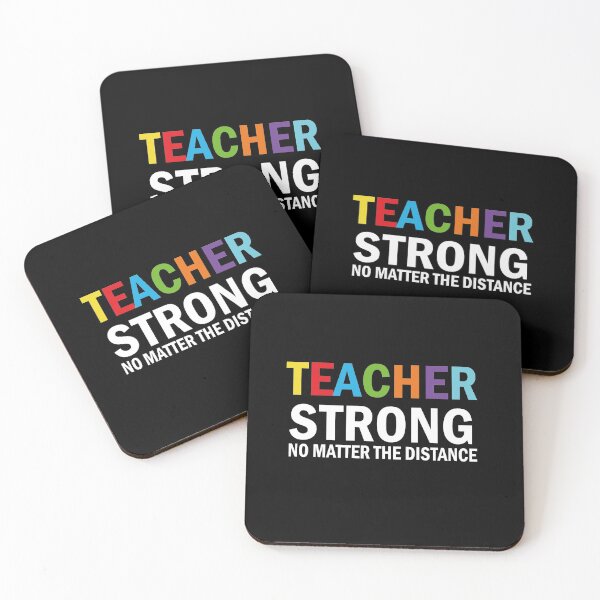Item preview, Teacher Strong No Matter The Distance designed and sold by All in One  Design.