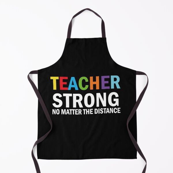 Item preview, Teacher Strong No Matter The Distance designed and sold by All in One Design.