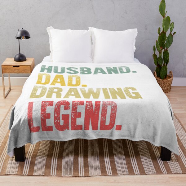 Item preview, Funny Men Vintage T Shirt Husband Dad Drawing Legend Retro designed and sold by Bendthetrend.