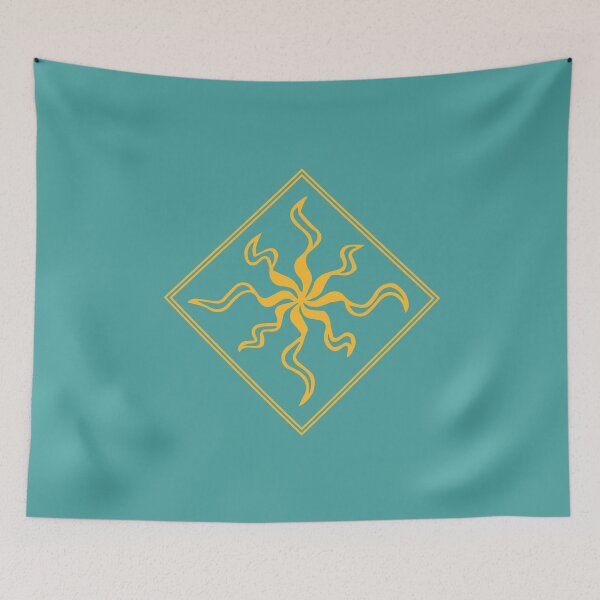 Item preview, Silmaril Book Cover Icon | Gold, Teal Blue designed and sold by RocketPunchSC.