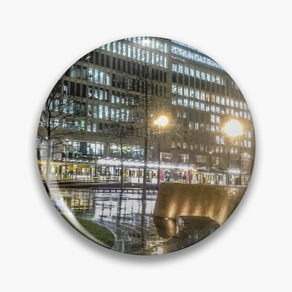 Item preview, A Rainy Manchester Night in St Peter's Square Manchester designed and sold by SarahStephensPh.