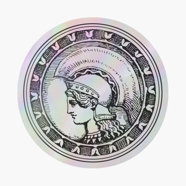 Artikelvorschau, Athena / Minerva - schwarz entworfen und verkauft von Hawthorn Mineart.