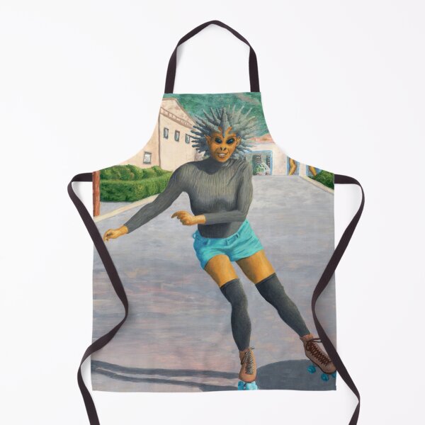 Item preview, Alien Landscape Roller Skating Fantasy Illustration designed and sold by HelmsArt.
