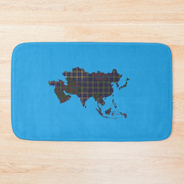 Item preview, asia continent map , countries with cool pattern colourfull designed and sold by rashadat.
