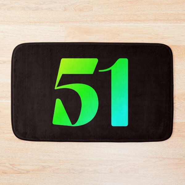 Item preview, 51 Green gradient Alien UFO area 51 conspiracy theory lovers gift designed and sold by OnlyGoodVibesZ.