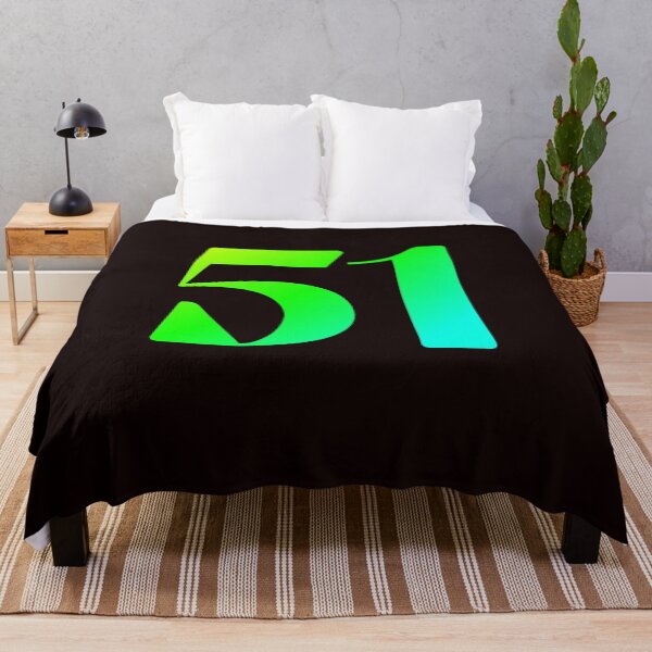 Item preview, 51 Green gradient Alien UFO area 51 conspiracy theory lovers gift designed and sold by OnlyGoodVibesZ.