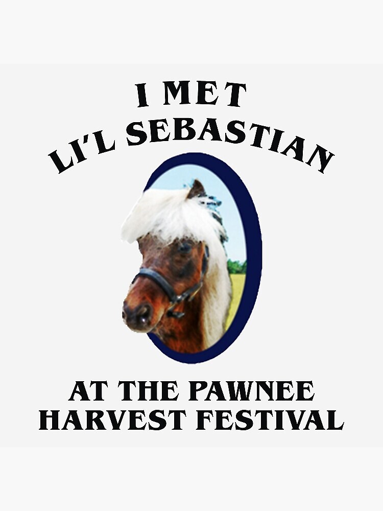 Thumbnail 3 of 3, Sticker, Parks and Rec Li'l Sebastian designed and sold by amayoros.