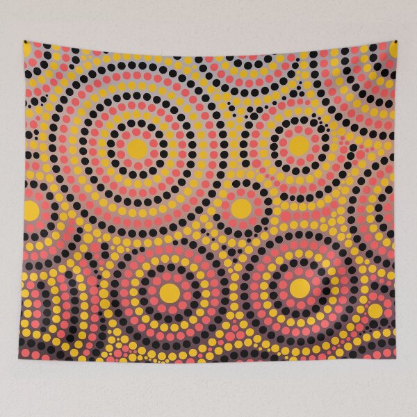 Item preview, Awesome Aboriginal Dot Art  designed and sold by Pris25.
