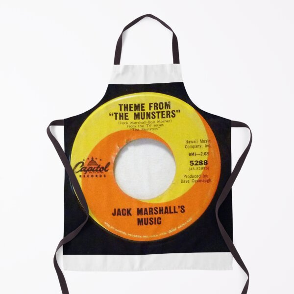 Item preview, Munsters,  Jack Marshall's Music, Theme From "The Munsters" 1964 Orange swirl 45 designed and sold by Vintaged.