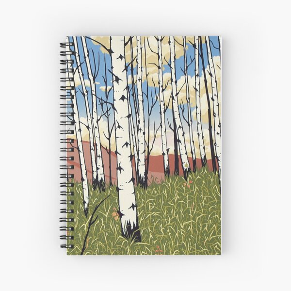 Edge of the Aspens Spiral Notebook
