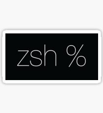 zsh Sticker