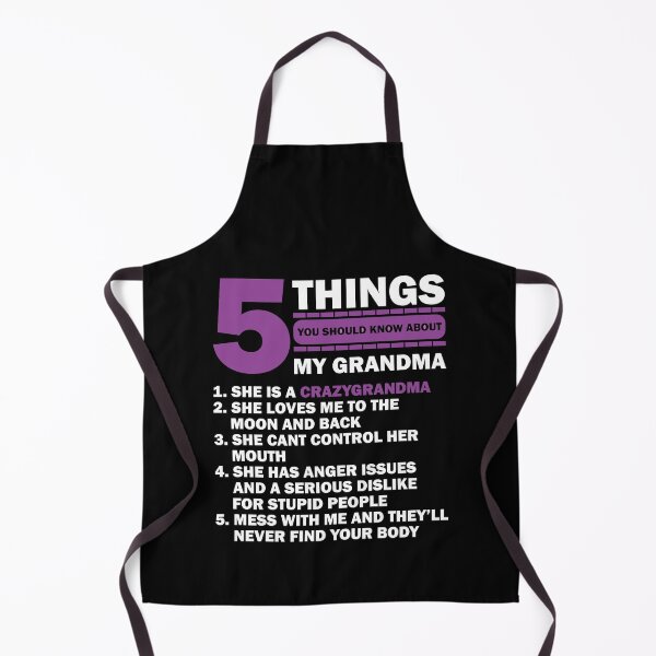 Item preview, 5 Things You Should Know About My Grandma funny Nana Mother designed and sold by TheMattDesigns.