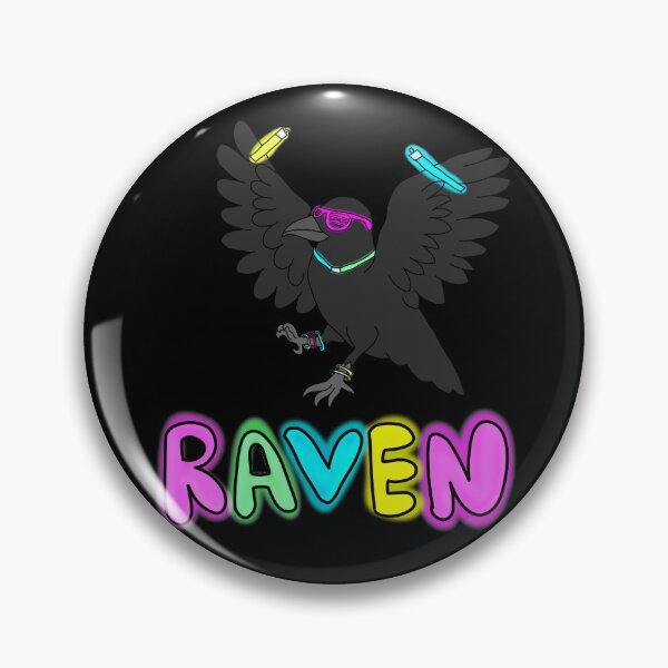 Item preview, RAVE-n Rave Raven animal glow sticks and Shutter Shades designed and sold by Unboltingcat.