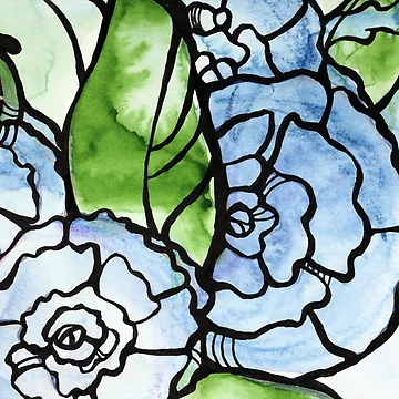 Artwork thumbnail, Blue Roses by FrictionMaxxing