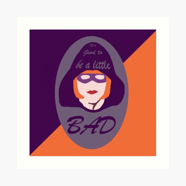 Vlog Villain It's Good to be a Little Bad - Color Pop Art Print