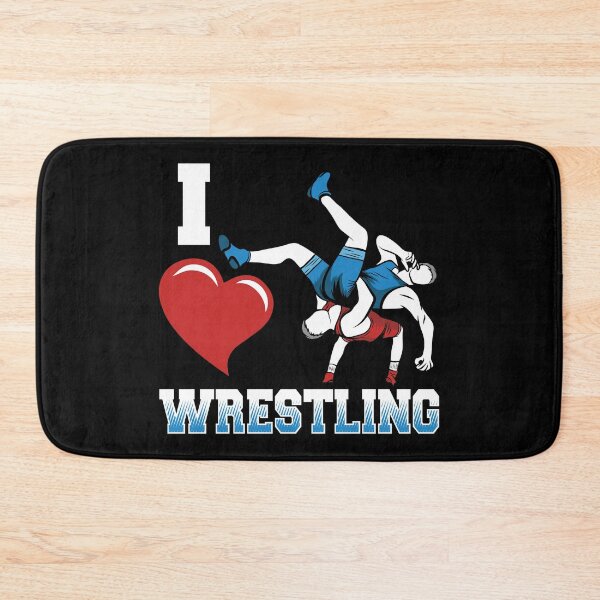 Item preview, I heart wrestling - Amateur Wrestling designed and sold by Gold Wings Tees.