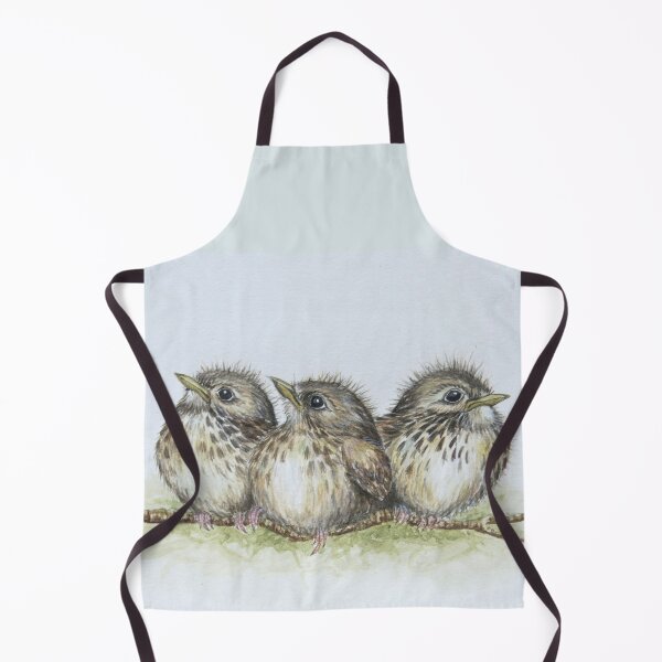 Item preview, Cute Sparrow Fledglings! Watercolour. designed and sold by TTWG.