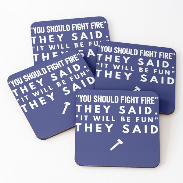 Item preview, Fight fire they said- funny shirt designed and sold by Firefamily.